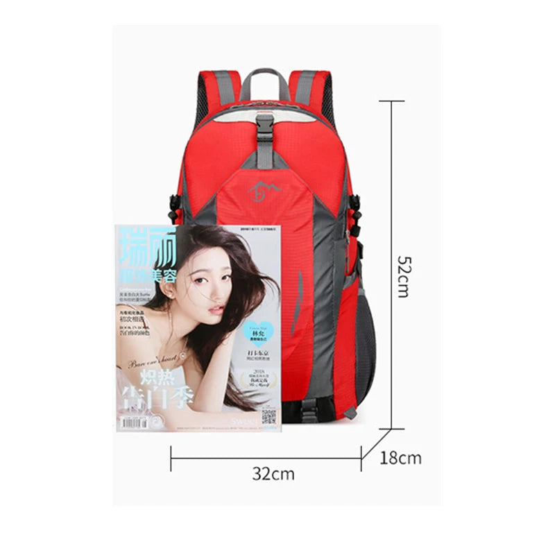 Portable Outdoor Hiking Bag Large-capacity Waterproof Travel Bag Men Light Computer Bag Travel Backpack Women Sports Schoolbag